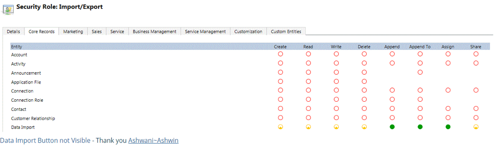 Missing Dynamics 365 Sales CRM Import Data Button 3