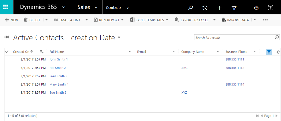 Microsoft Dynamics 365 Sales CRM Data Maps 4