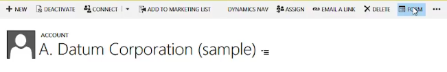 Add Form to Account Record Microsoft Dynamics 365 for Sales CRM
