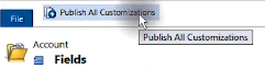 Publish All Customizations Microsoft Dynamics 365 for Sales CRM
