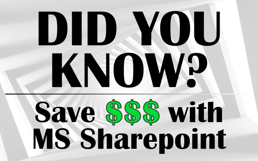Did You Know You Can Save Money on CRM Storage with Sharepoint?